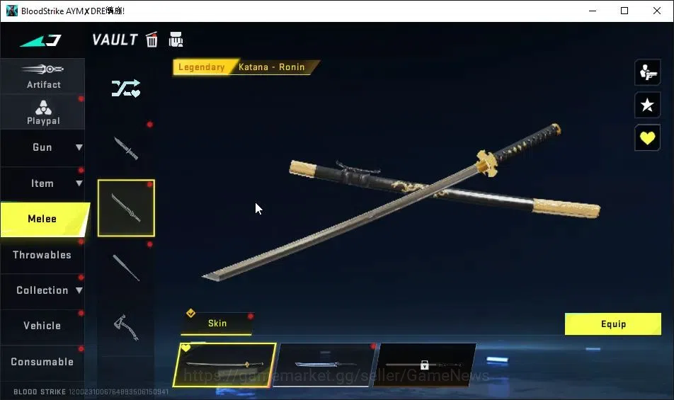 Blood Strike Accounts ASIA|ETERNAL DEagle|Collab 7DS[AK47,KAG-6,Kar98k,Q image 15