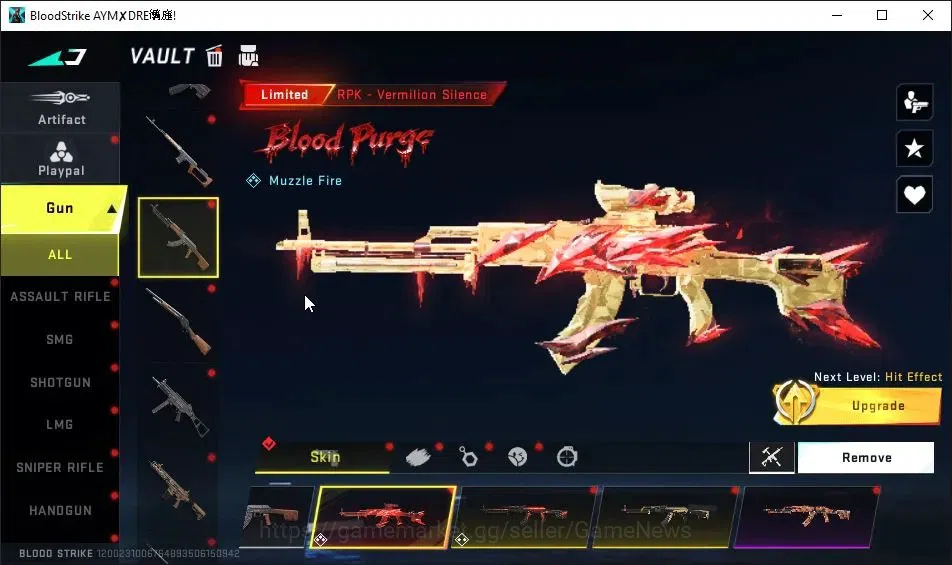 Blood Strike Accounts ASIA|ETERNAL DEagle|Collab 7DS[AK47,KAG-6,Kar98k,Q image 17