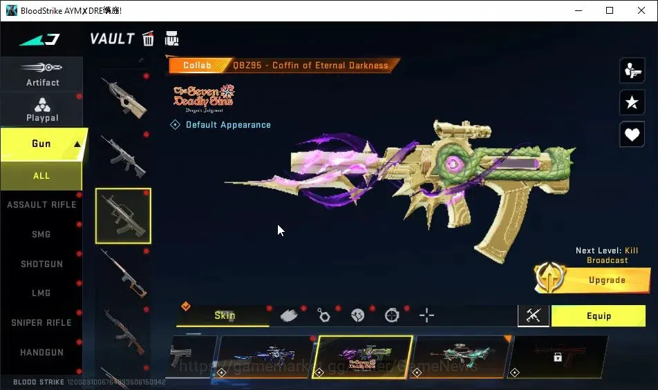Blood Strike Accounts ASIA|ETERNAL DEagle|Collab 7DS[AK47,KAG-6,Kar98k,Q image 18
