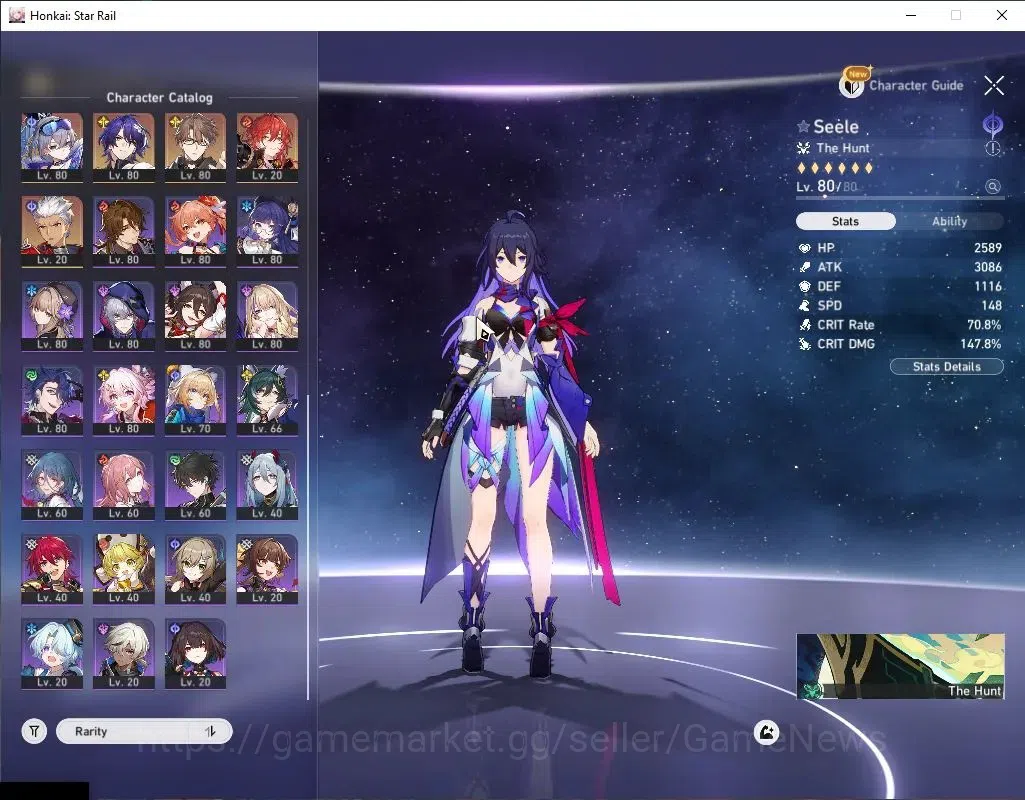 Honkai Star Rail Accounts Asia|TL 70|Premium Triple DoT,The Herta|21 Limited image 5