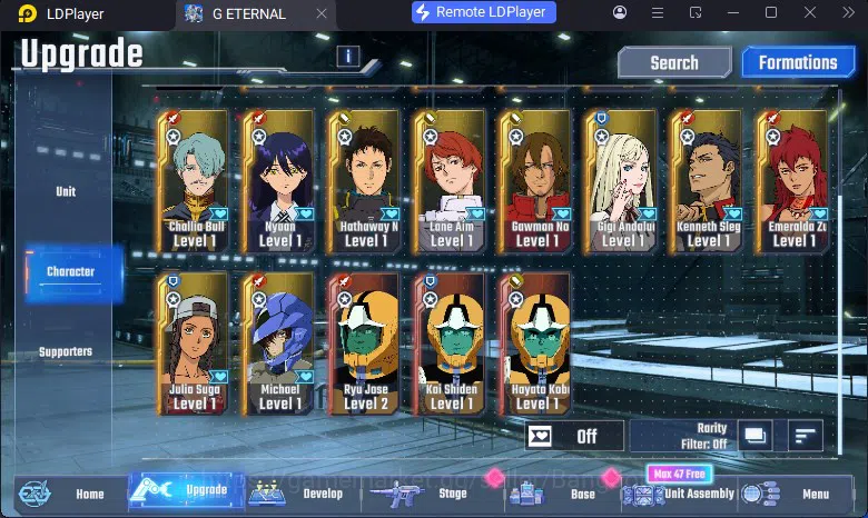 SD Gundam G Generation ETERNAL Accounts Global Rank 1 | FreshStory | 106+K Diamond, Selector Banner On, 8Gundam SSR+ 1Supp 2