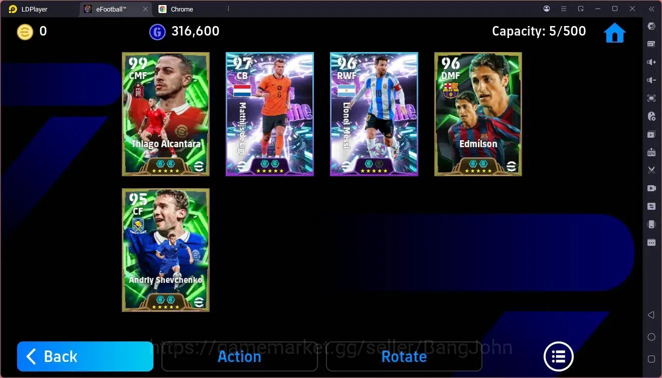 eFootball Accounts Android|PW 3112|Epic Thiago, Edmilson, Shevchenko| image 3