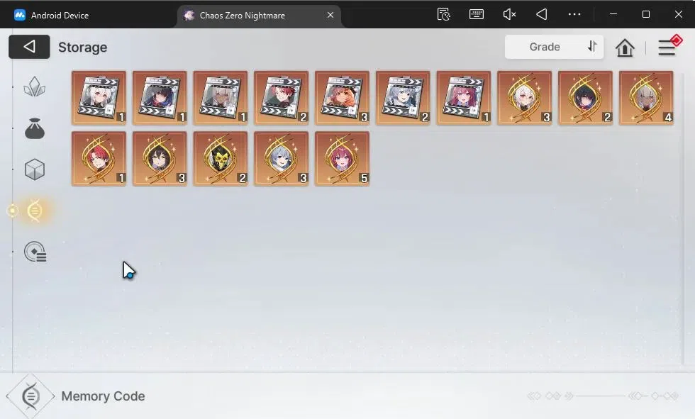 Chaos Zero Nightmare Accounts GLOBAL|Lv 41|12 SSR[Tiphera+Sign,Heidemarie,Nine,H image 10