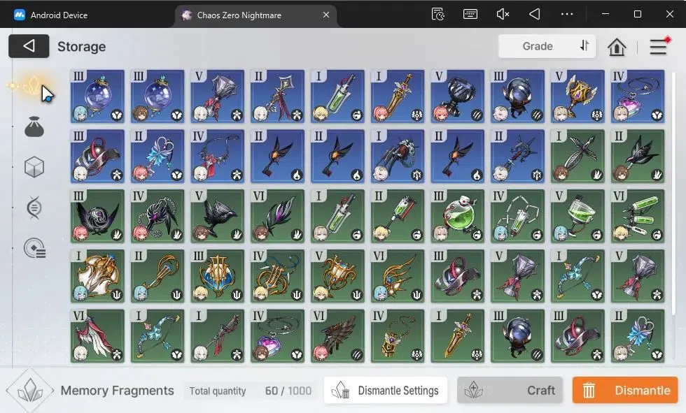 Chaos Zero Nightmare Accounts GLOBAL|Lv 41|12 SSR[Tiphera+Sign,Heidemarie,Nine,H image 8