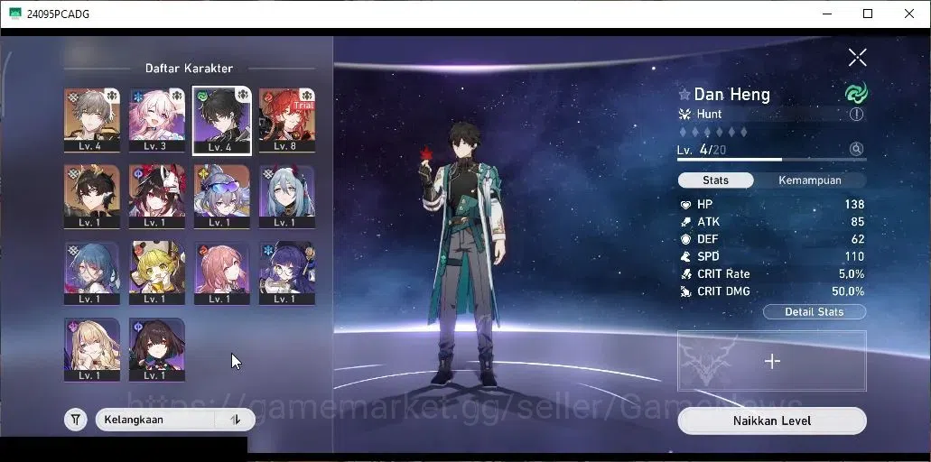 Honkai Star Rail Accounts Asia|TL 4|2 Golden Companion Spirit|3 Limited| Sil image 4