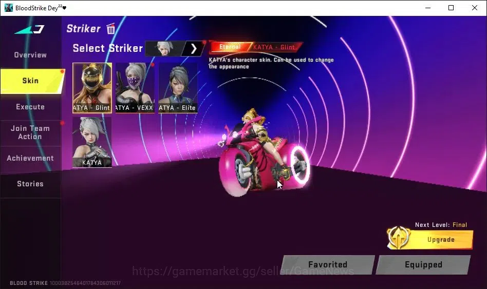Blood Strike Accounts AMERICA|5 ETERNAL[KATYA,M4A1 Lv2,KAG-6 Lv3,QBZ95 L image 3