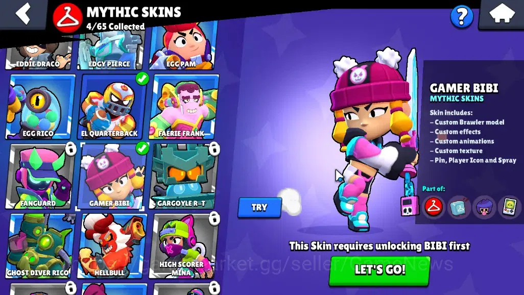 Brawl Stars Accounts 3314 Trophy|40 Brawlers 7 Max|Colt Full Buffies|4k image 16