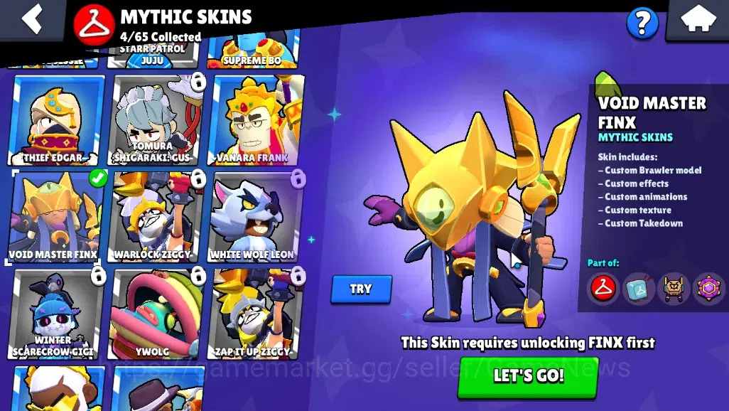 Brawl Stars Accounts 3314 Trophy|40 Brawlers 7 Max|Colt Full Buffies|4k image 18