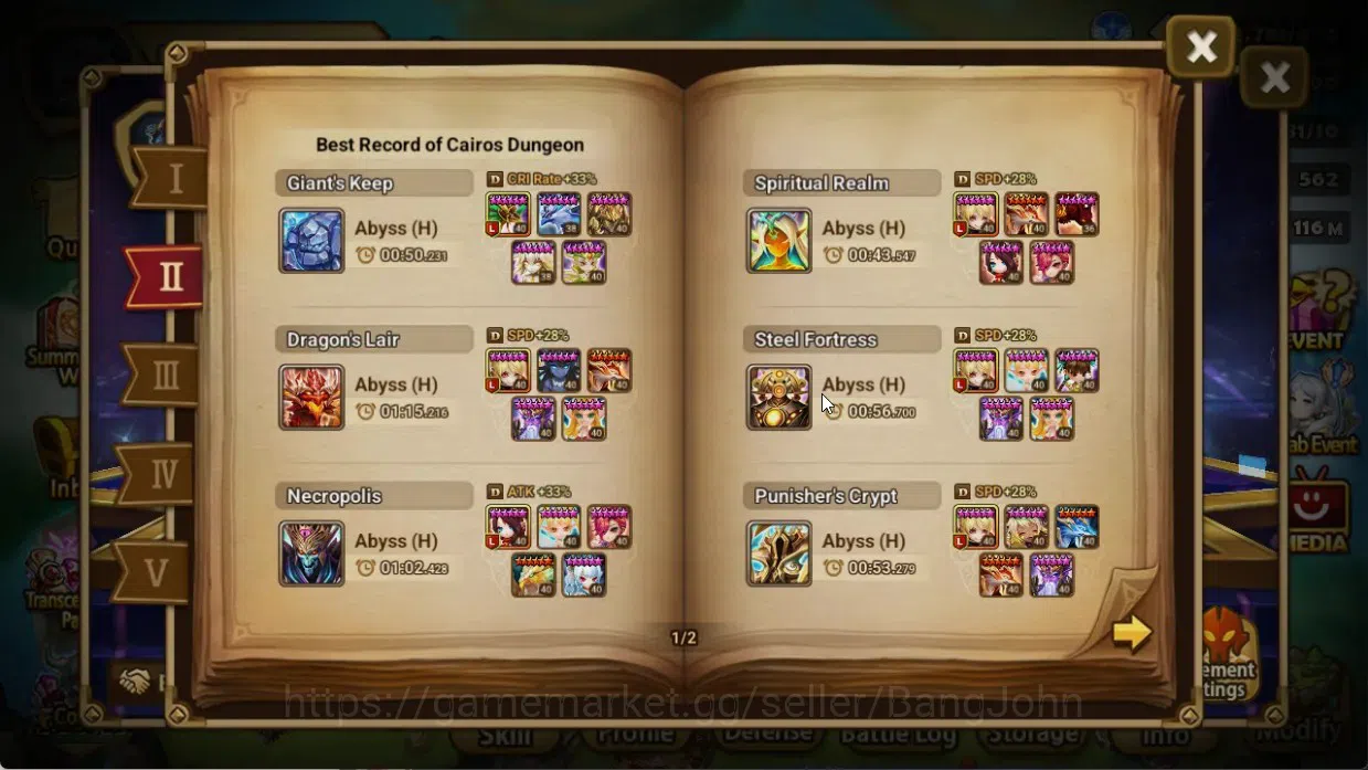 Summoners War: Sky Arena Accounts End-Game ASIA Lv100 2LND (Rick,Manannan)35 NB5 (Leo,Teshar,Liam,Ereshion,Seara,Oliver etc 11