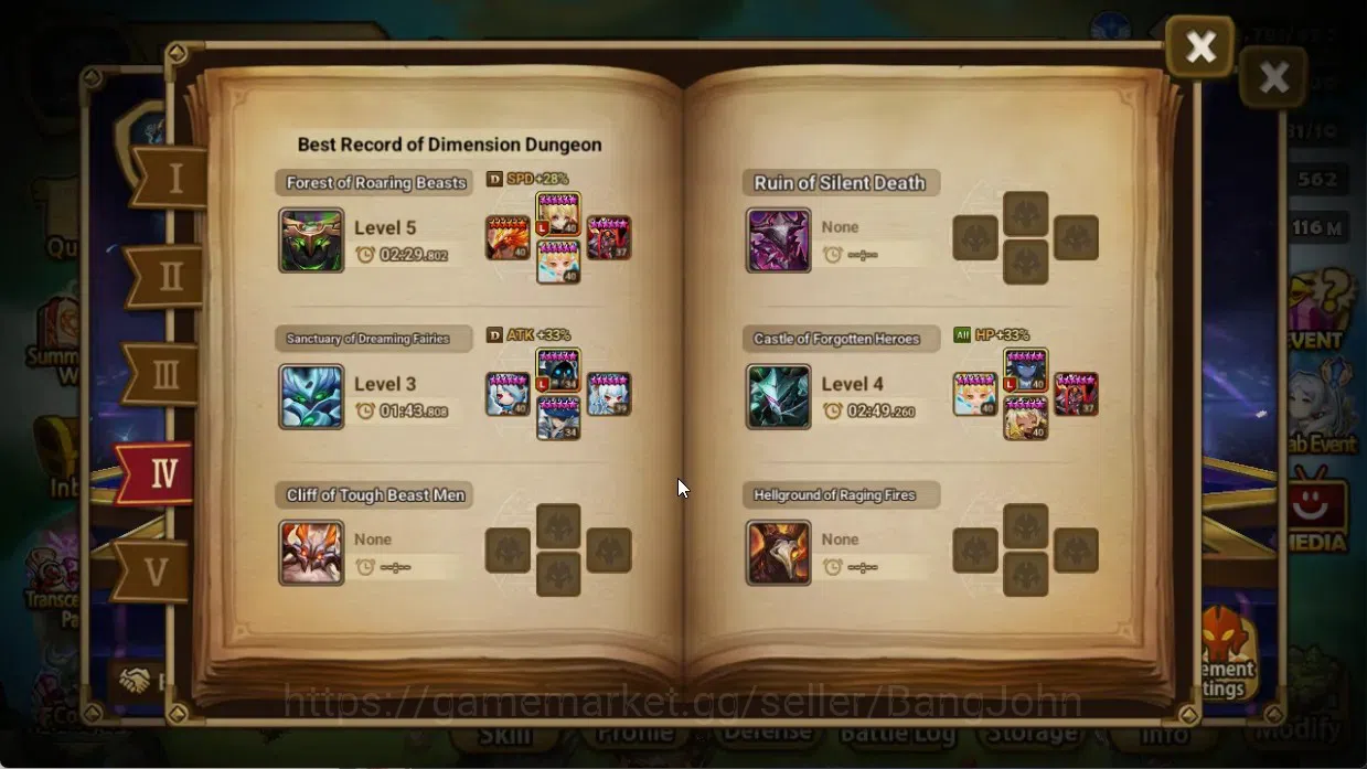 Summoners War: Sky Arena Accounts End-Game ASIA Lv100 2LND (Rick,Manannan)35 NB5 (Leo,Teshar,Liam,Ereshion,Seara,Oliver etc 13