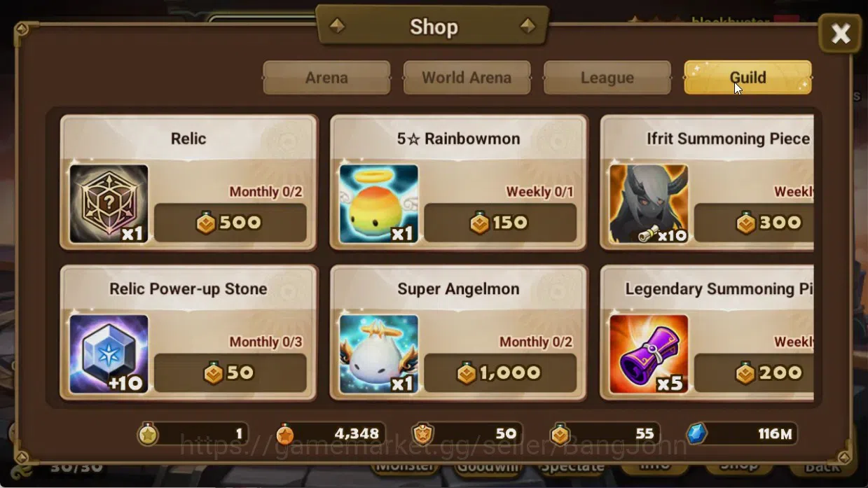 Summoners War: Sky Arena Accounts End-Game ASIA Lv100 2LND (Rick,Manannan)35 NB5 (Leo,Teshar,Liam,Ereshion,Seara,Oliver etc 20