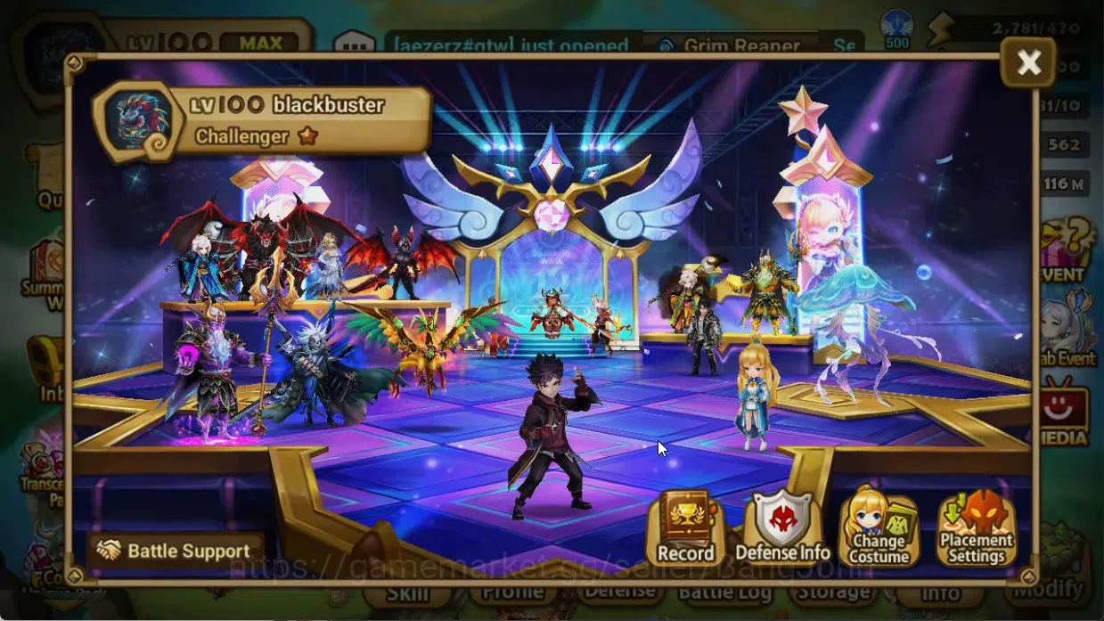 Summoners War: Sky Arena Accounts End-Game ASIA Lv100 2LND (Rick,Manannan)35 NB5 (Leo,Teshar,Liam,Ereshion,Seara,Oliver etc 8