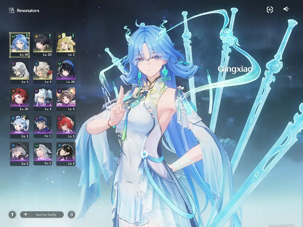 Wuthering Waves Accounts Others SEA |UL 48|1 Limited| ( Qingxiao RC 6 + Signature ) |162 Coral|DB Lvl 30|Female MC|Log 1