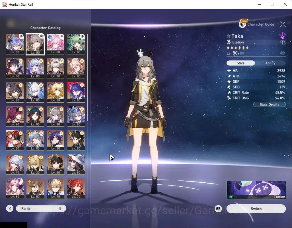 Honkai Star Rail Accounts Asia|TL 58|Free GI|21 Limited|[Kafka E1,Acheron,Ra image 4