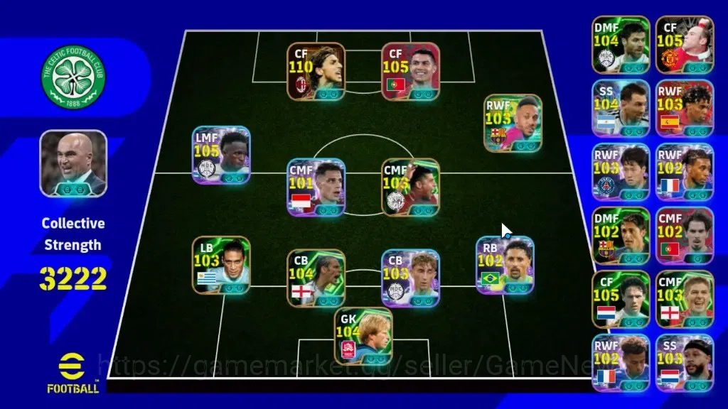 eFootball Accounts Legends & Iconic Players Android|Big Time Zlatan Ibrahimovic|17 Epic C Ronaldo,Oliver Kahn,Rio 1