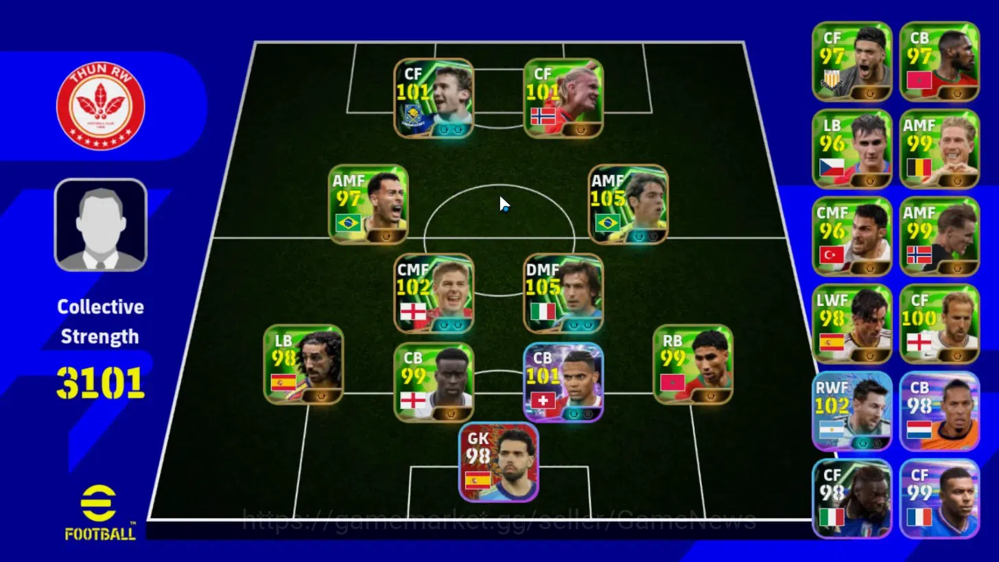eFootball Accounts Legends & Iconic Players Android|Epic Kaka,Andrea Pirlo,Steven Gerrard,Andriy Shevchenko,ShowTime Manuel 1