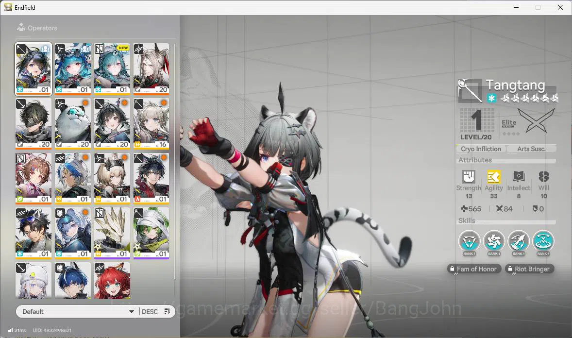 Arknights: Endfield Accounts ASIA|1 limit| Tangtang, Last Rite, Pogranichnik, A image 12