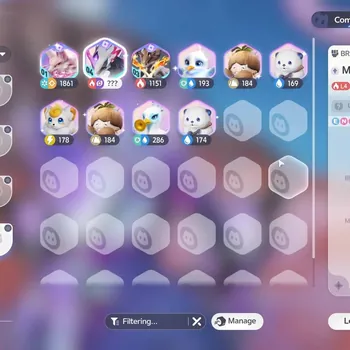 Aniimo Accounts Mid Game APAC|Lv 49|3 Prismana +Selector ON,1 Prismn Cryst (Glynsera Dazzling Sparkling,Magmarex