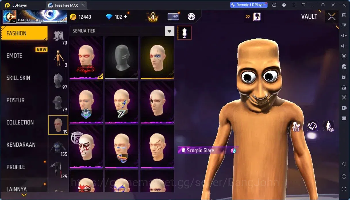 Free Fire Accounts Indonesia | Vault 736 | 3 Evo(SCAR,Thompson,Tinju) image 12