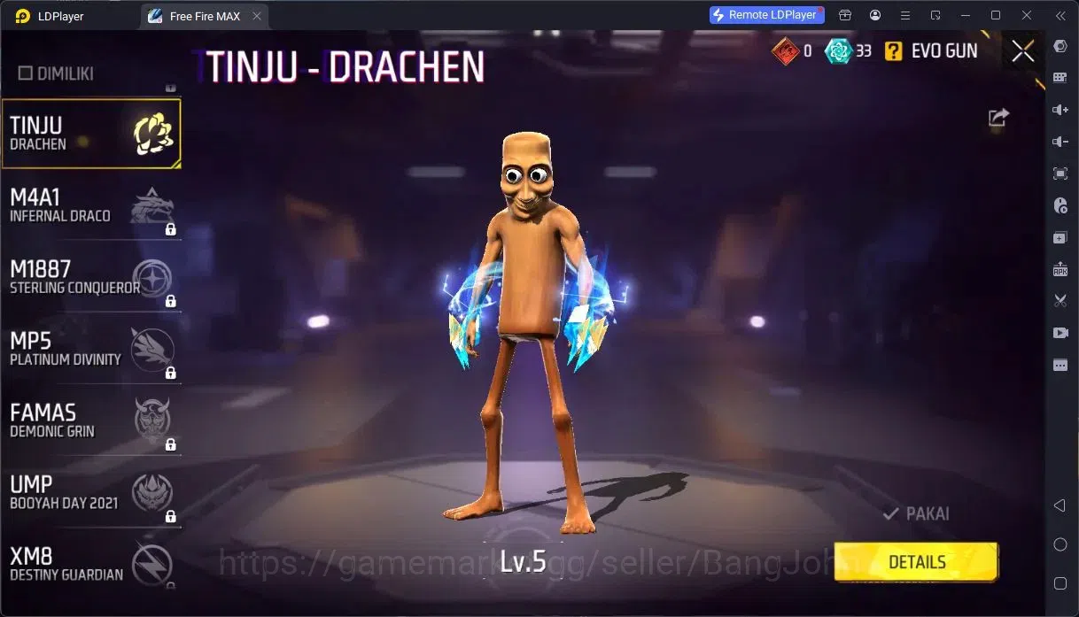 Free Fire Accounts Indonesia | Vault 736 | 3 Evo(SCAR,Thompson,Tinju) image 6