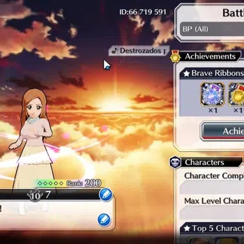 Bleach: Brave Souls Accounts High-End GLOBAL|50K Orb|TYBW25 Ichigo,TYBW24 OrihimeTechnical Kisuke,Healer Retsu,Kido