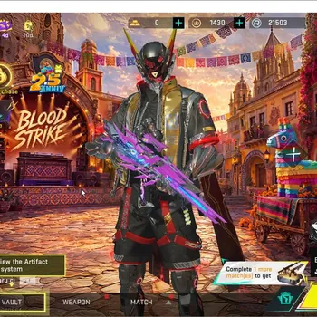 Blood Strike Accounts Collab Skin ASIA|ETERNAL Galil-Blight Embrace Lv 3|ULTRA ETHAN-Raid Mask|3