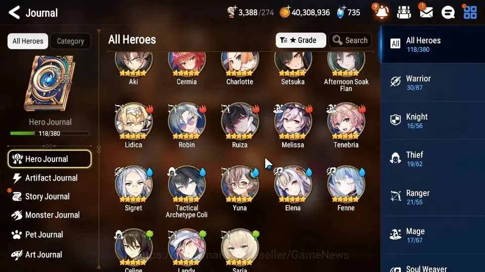 Epic Seven Accounts GLOBAL Unverif|New Era|6 ML(Imperyn Ilynav,SE Celi image 7
