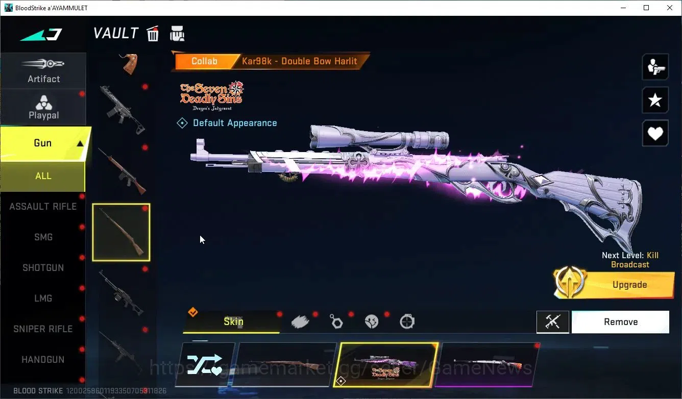 Blood Strike Accounts ASIA|Eternal Desert Eagle-Scorpius|Collab 7DS[AK47 image 13