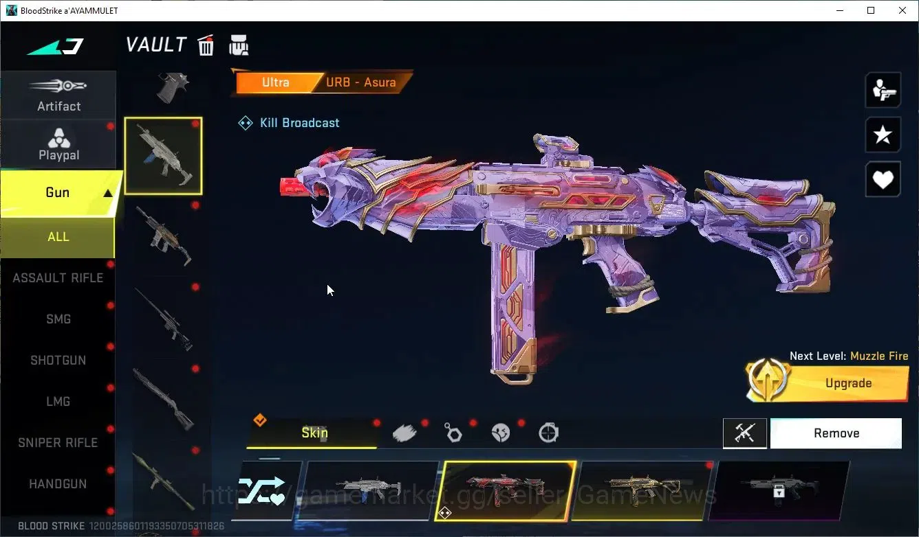 Blood Strike Accounts ASIA|Eternal Desert Eagle-Scorpius|Collab 7DS[AK47 image 17