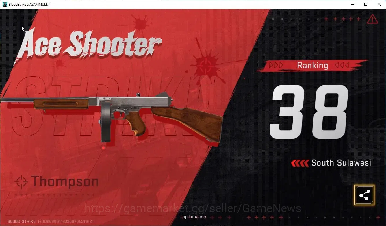 Blood Strike Accounts ASIA|Eternal Desert Eagle-Scorpius|Collab 7DS[AK47 image 2