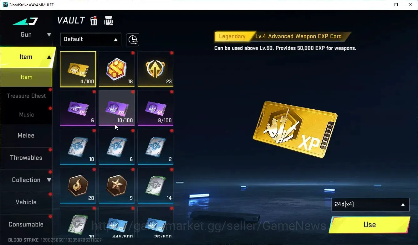 Blood Strike Accounts ASIA|Eternal Desert Eagle-Scorpius|Collab 7DS[AK47 image 20