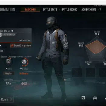 Arena Breakout Accounts High Value MOBILE| LV 30 | CV 65M | CV 29M | LR AR KO, VSS Degree HLC Tactical, More detail check SS