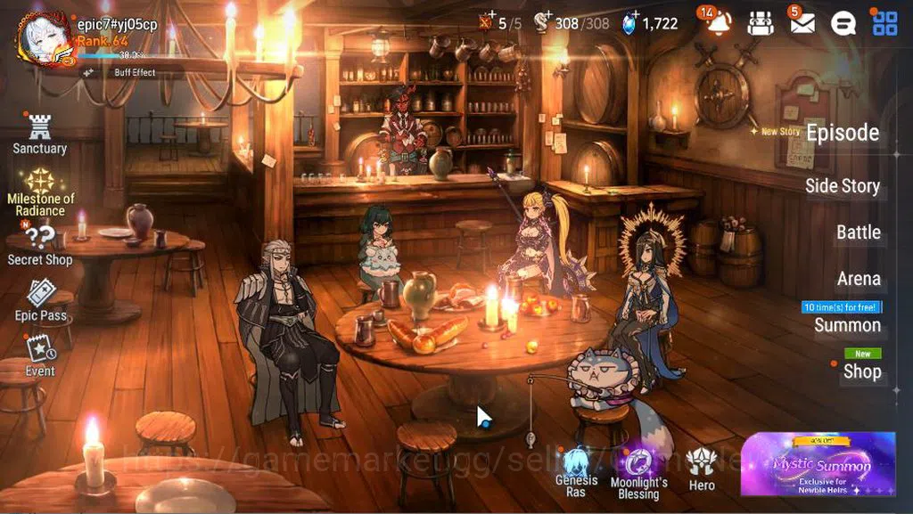Epic Seven Accounts GLOBAL Unverif|New Era|10 ML(Salome,LOTS,EIlynav,R image 1