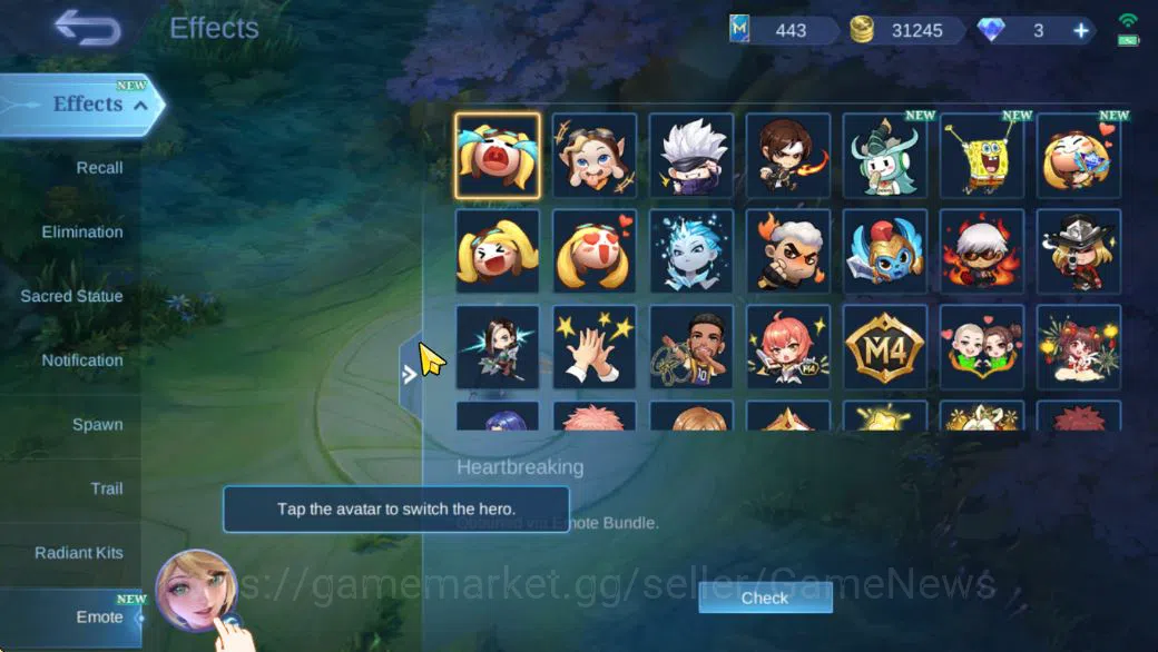 Mobile Legends: Bang Bang Accounts Hero 80|Skin 147|CC Badang,Lbox Haya,Msc Leomord,T image 15