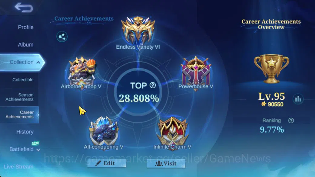 Mobile Legends: Bang Bang Accounts Hero 80|Skin 147|CC Badang,Lbox Haya,Msc Leomord,T image 8