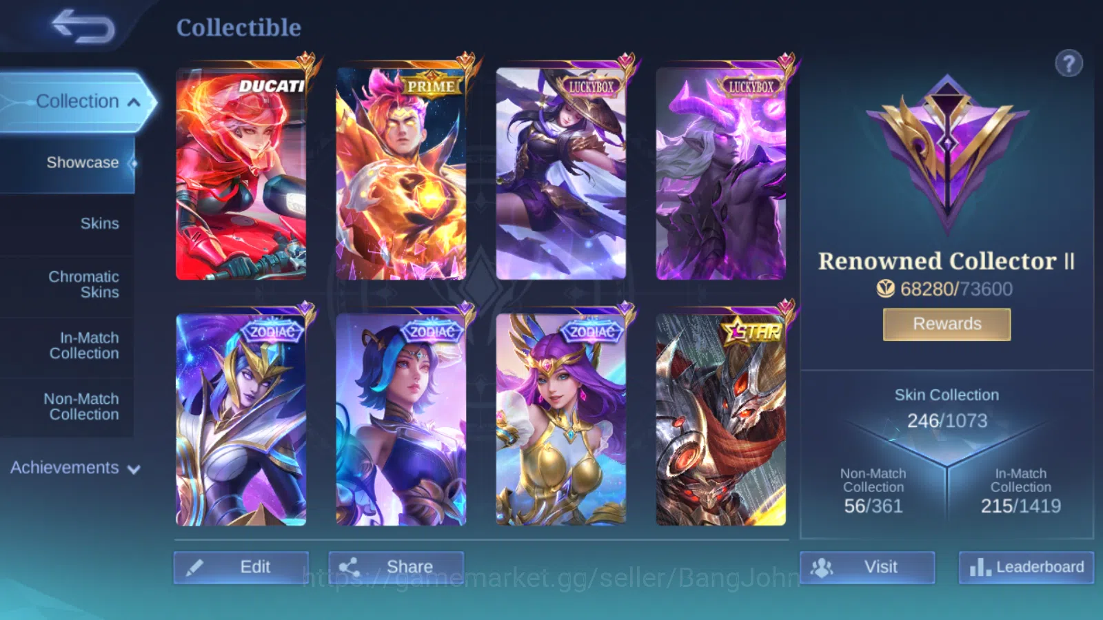 Mobile Legends: Bang Bang Accounts Hero 100 | Skin 246 | Ducati Benedetta | Prime Cla image 4