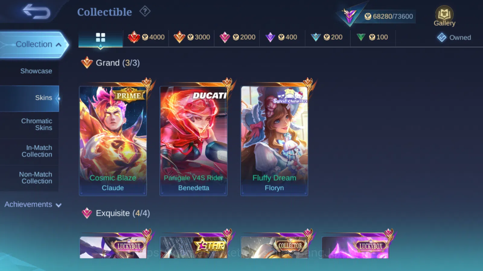 Mobile Legends: Bang Bang Accounts Hero 100 | Skin 246 | Ducati Benedetta | Prime Cla image 5