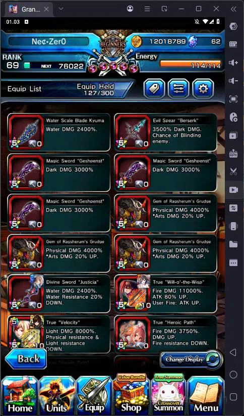 Grand Summoners Accounts Global |Ascend 19| Islid TW, Touma TW, Accelerator image 4