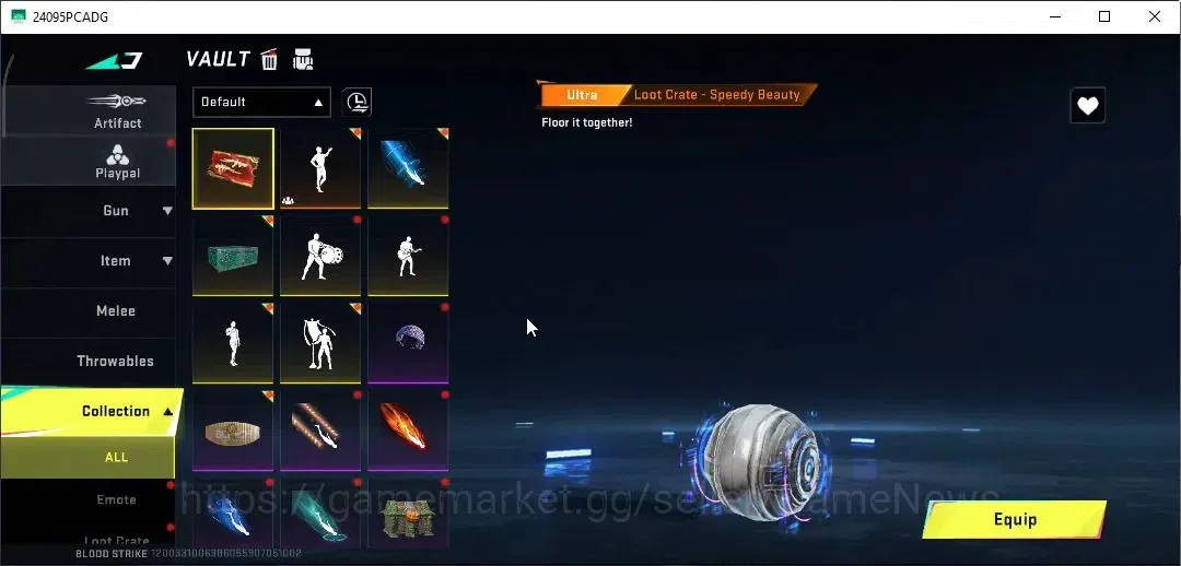 Blood Strike Accounts ASIA|Limited MELEE [Butterfly Knife]|Ultra [Origin image 16