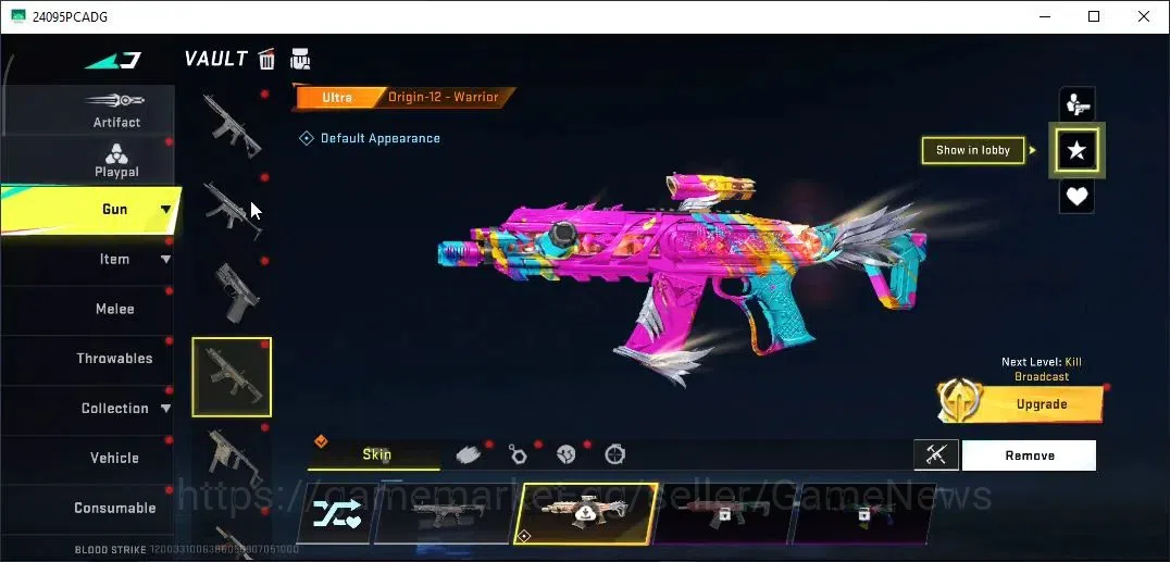 Blood Strike Accounts ASIA|Limited MELEE [Butterfly Knife]|Ultra [Origin image 7
