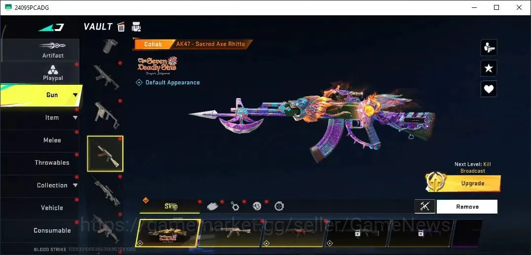 Blood Strike Accounts ASIA|Limited MELEE [Butterfly Knife]|Ultra [Origin image 9