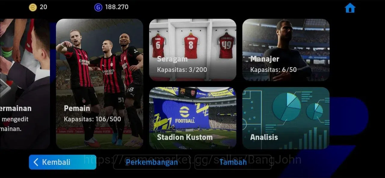 eFootball Accounts Mobile|PW 3181|Epic Shevchenko,Gerrard,Zanetti,Dio image 10