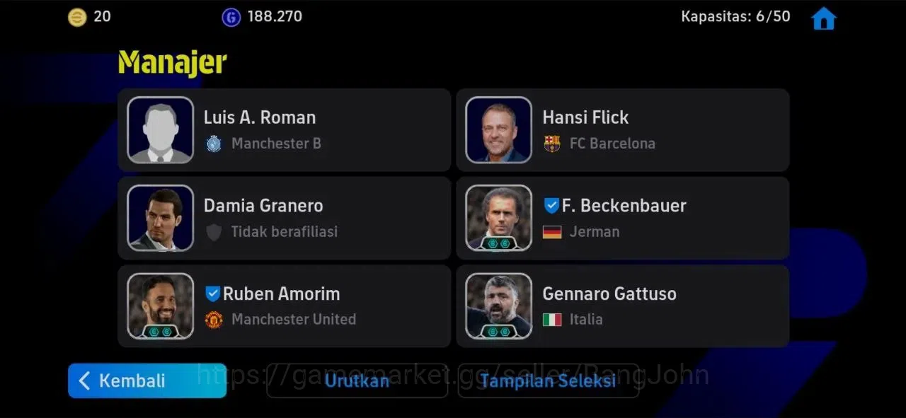eFootball Accounts Mobile|PW 3181|Epic Shevchenko,Gerrard,Zanetti,Dio image 2