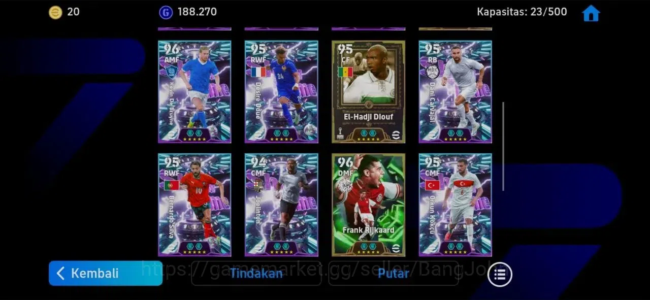 eFootball Accounts Mobile|PW 3181|Epic Shevchenko,Gerrard,Zanetti,Dio image 8