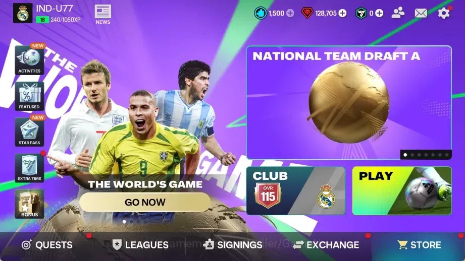 EA SPORTS FC Mobile Accounts Best Starter FCM with 128k Gems, 17 Draft Ticket, image 1