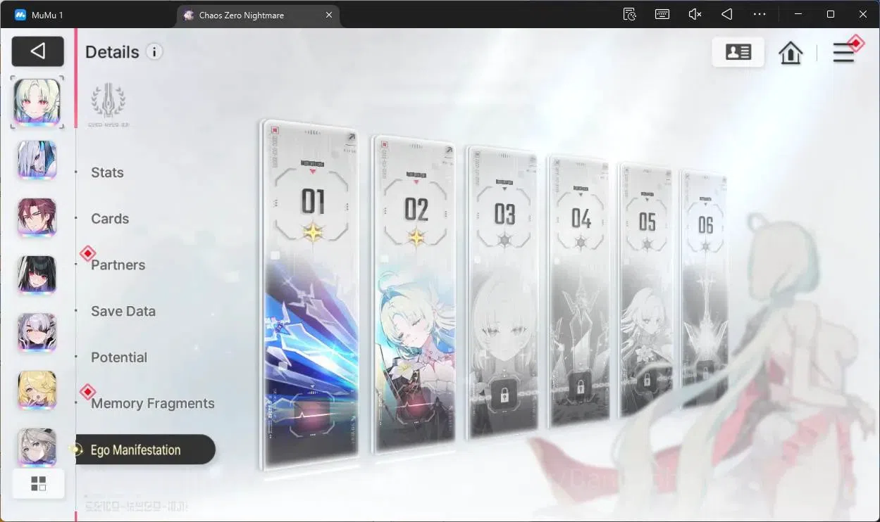 Chaos Zero Nightmare Accounts ASIA | Lv54 | 7 SSR | Heidemarie ME 2 | Selector O image 8