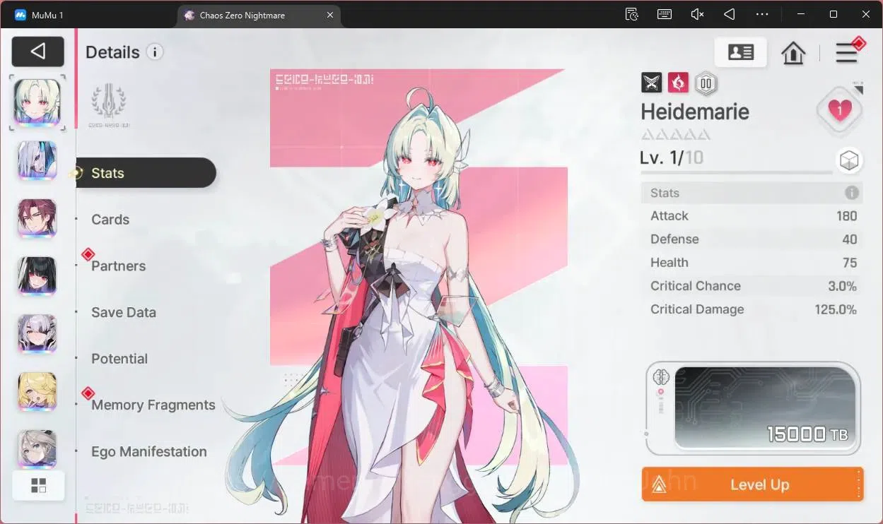 Chaos Zero Nightmare Accounts ASIA | Lv54 | 7 SSR | Heidemarie ME 2 | Selector O image 9
