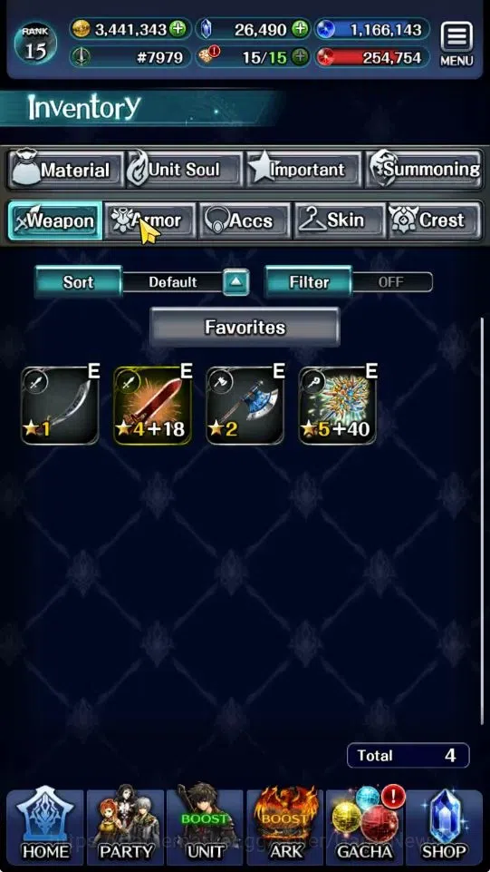 Last Cloudia Accounts GLOBAL|Rank 15|Many Collab (G Tilith,FG Vargas,Mik image 15