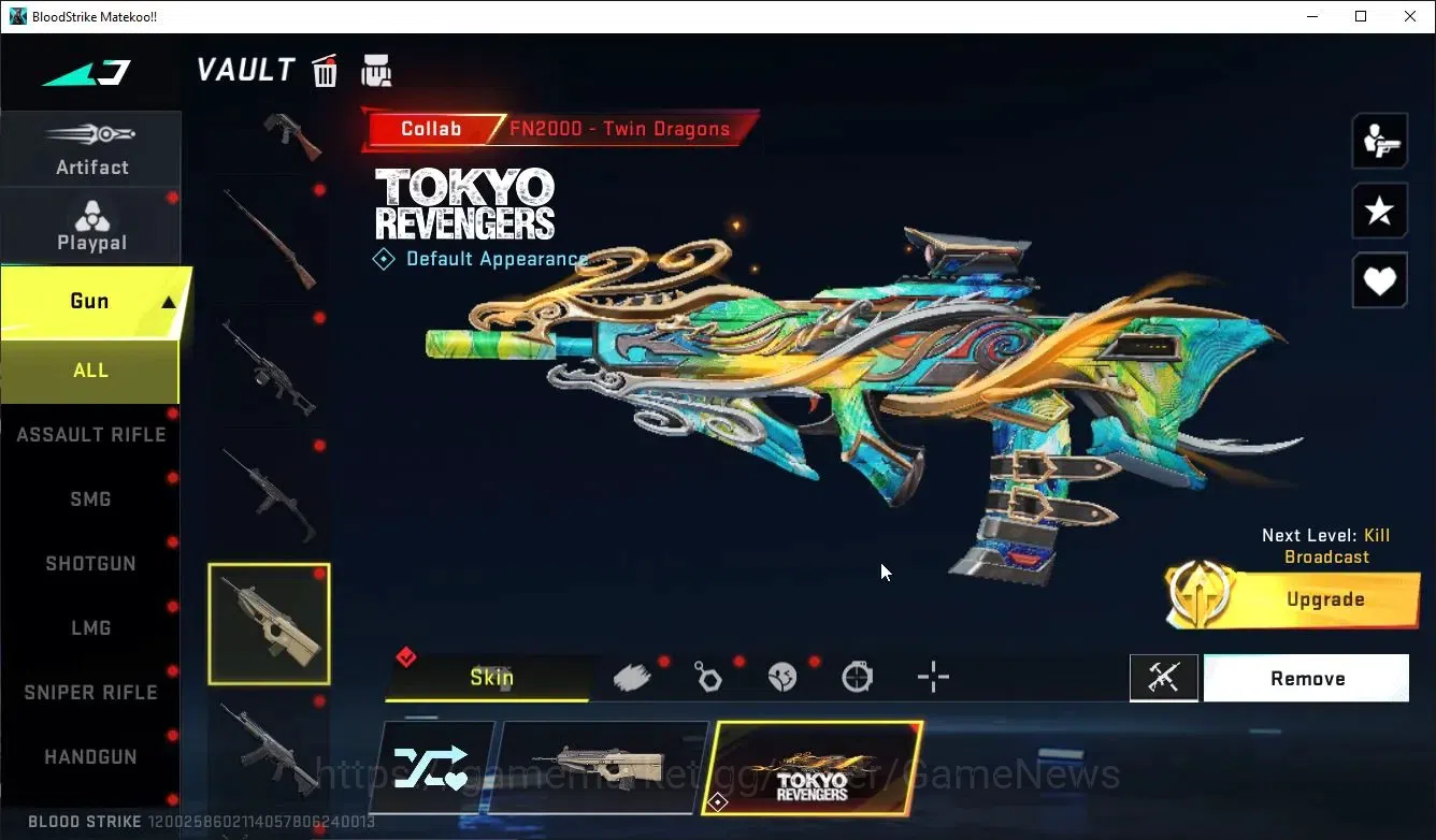 Blood Strike Accounts ASIA|Collab TOKYO REVENGE FN2000+5 ULTRA[Zero,Krak image 6