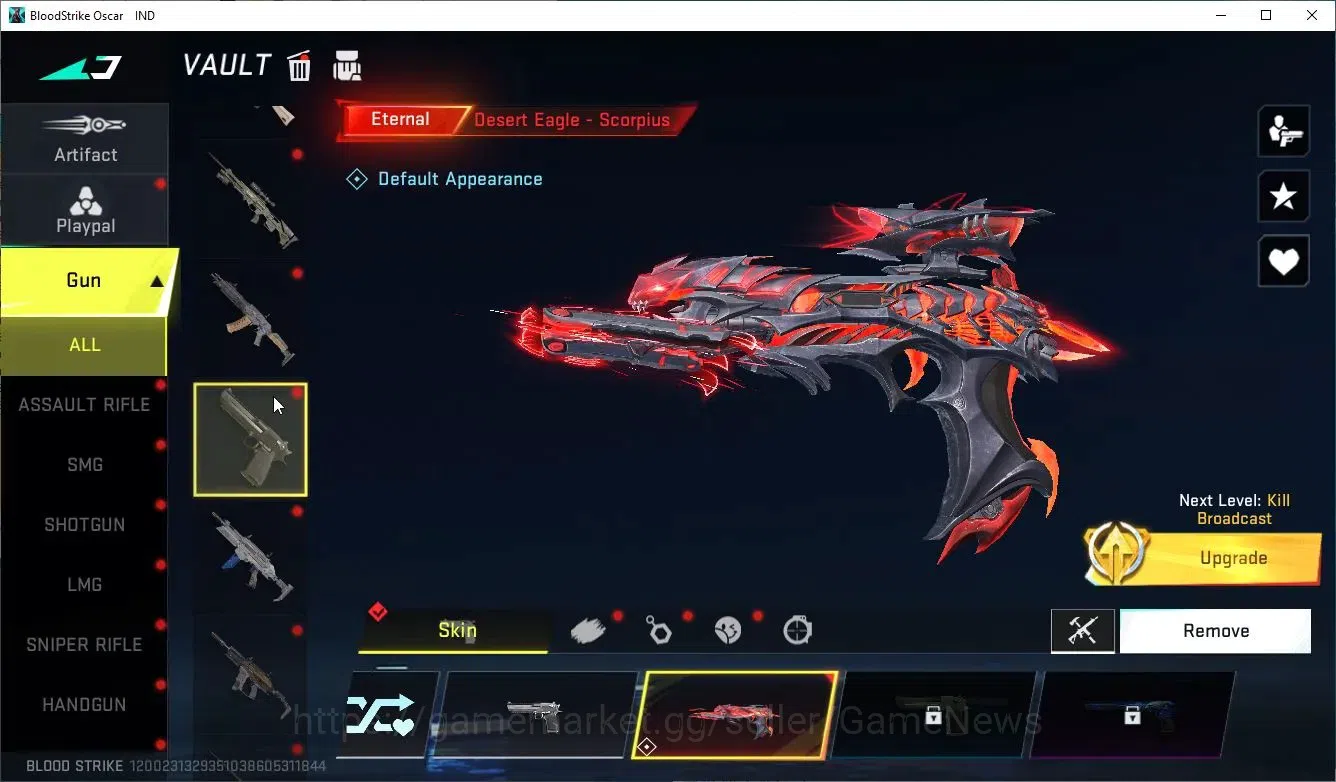 Blood Strike Accounts ASIA|Eternal Desert Eagle-Scorpius|Melee 2 (One Ha image 12